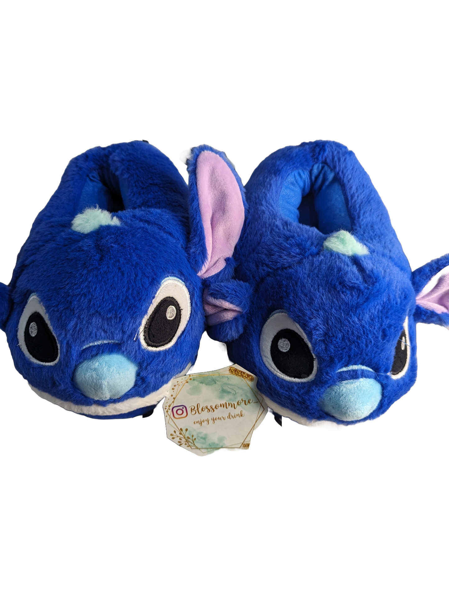 Blue Stitch Fluffy Pantoflle (Slippers)