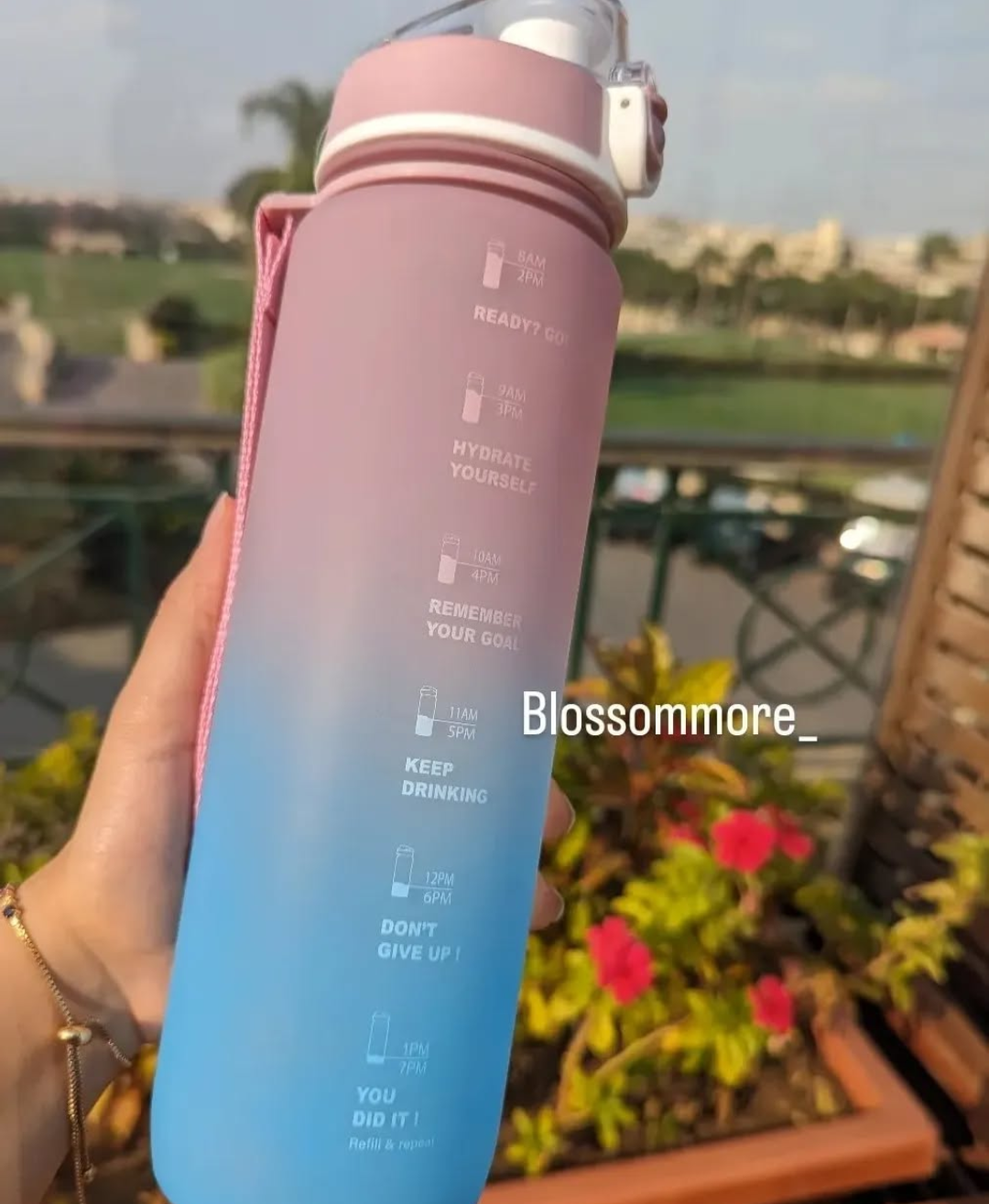 1 Litre bottle without straw