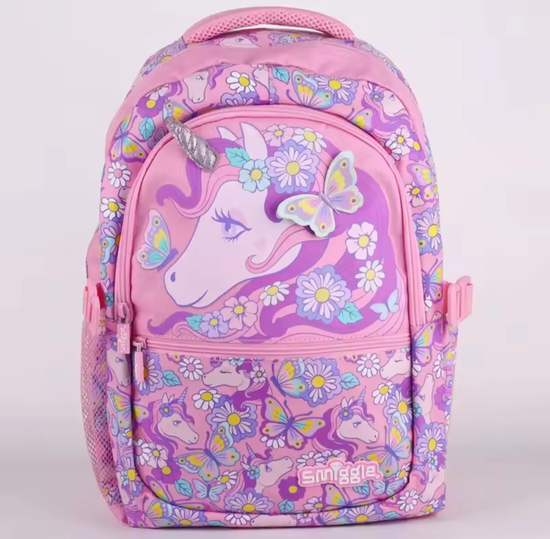 Unicorn Smiggle 17 inch school bag