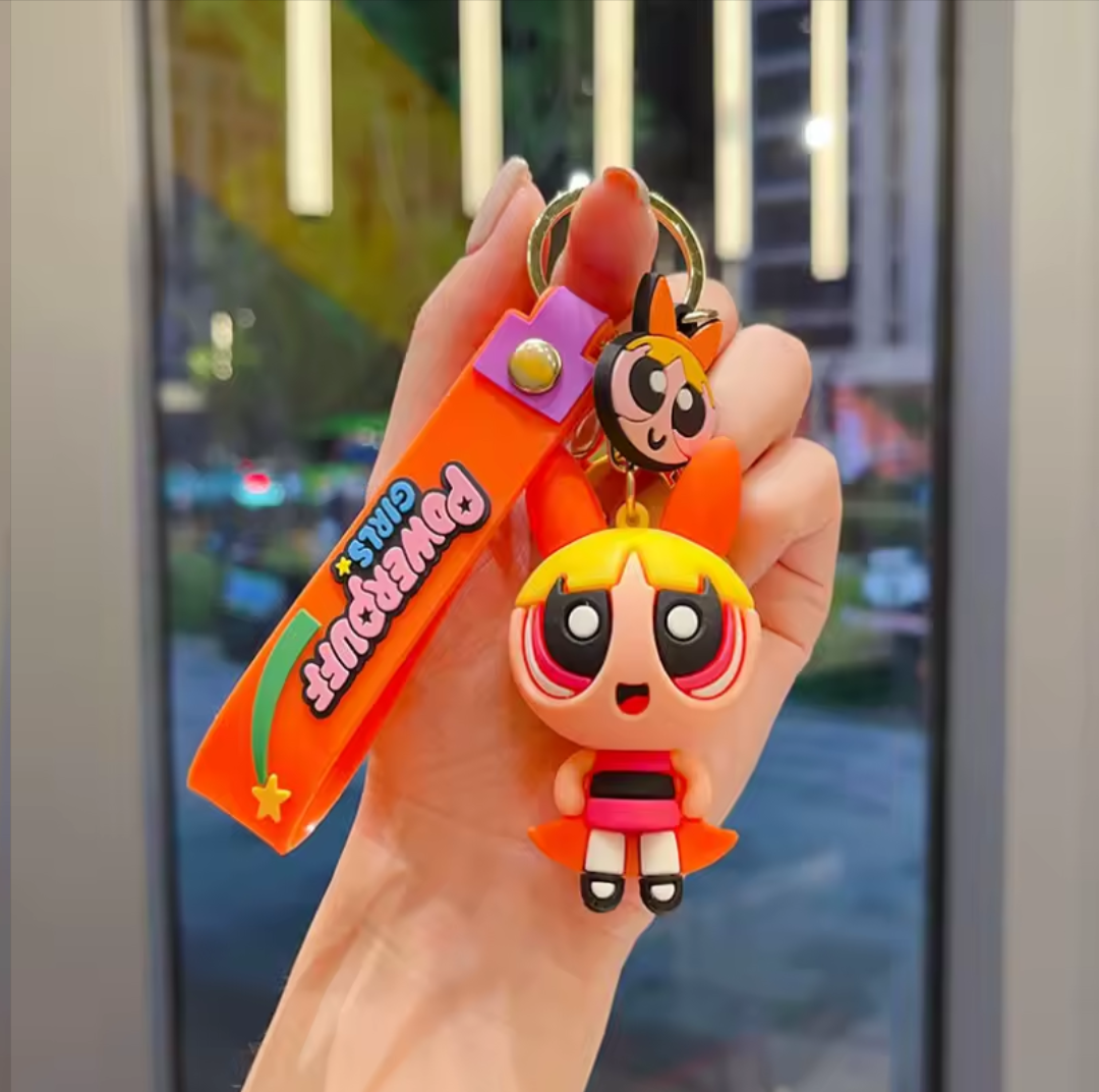 Powerpuff keychain