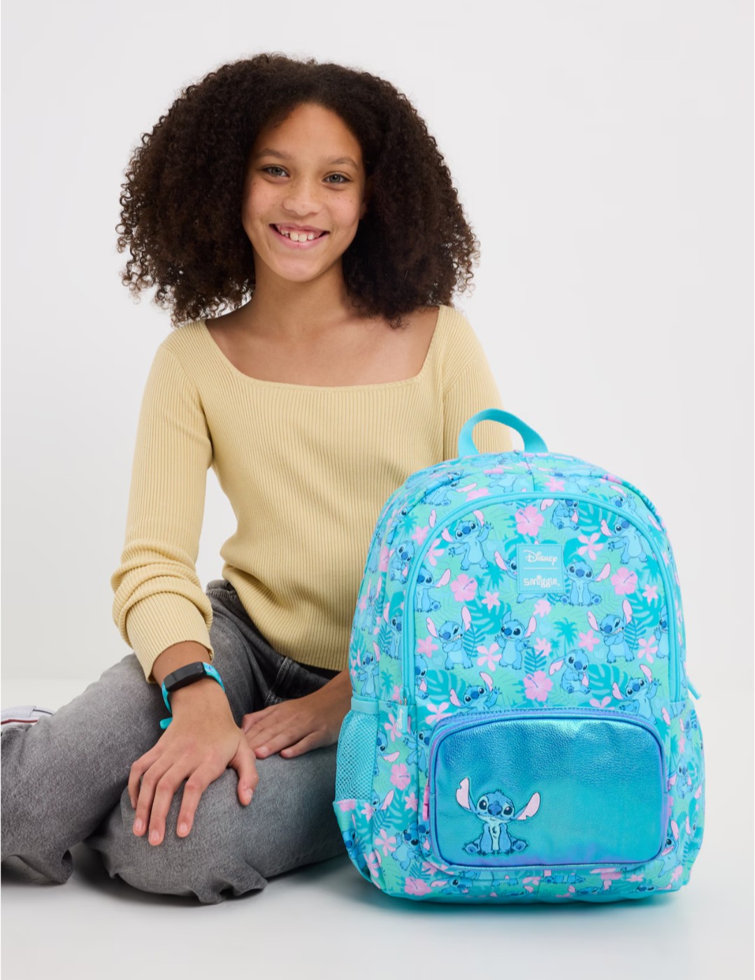 Stitch Smiggle school bag (17 inch)