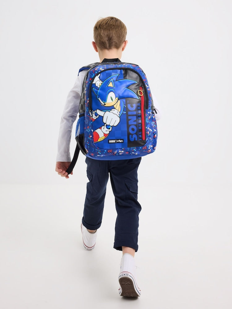 Sonic Smiggle school bag 17 inch bag