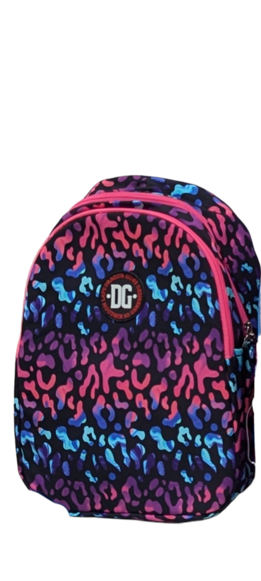 Leopard print school bag 15 inch