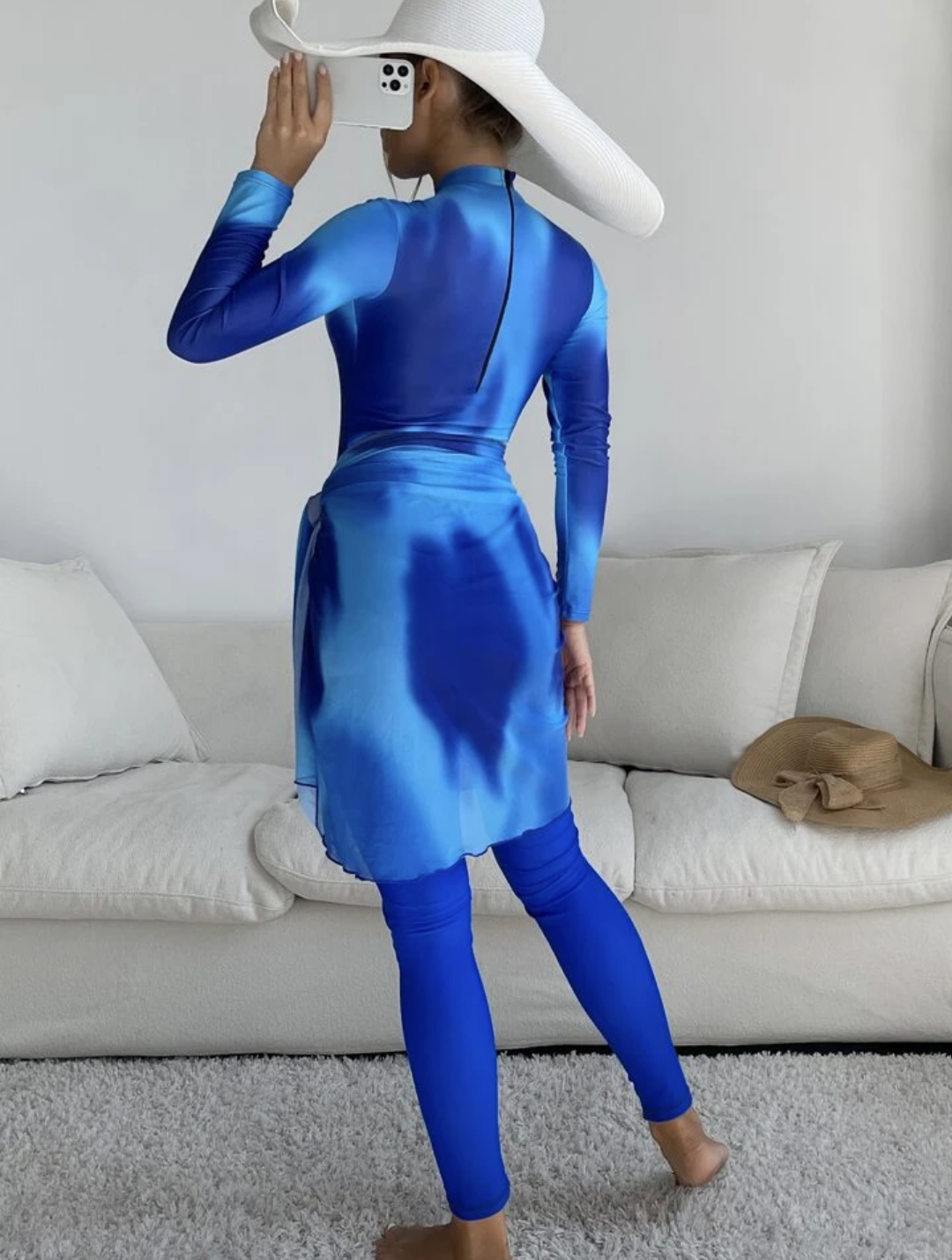 Shades of blue Burkini