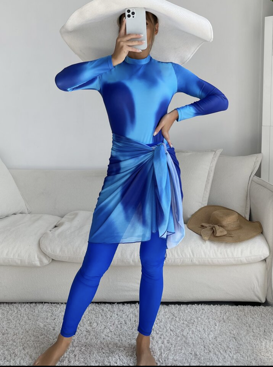 Shades of blue Burkini