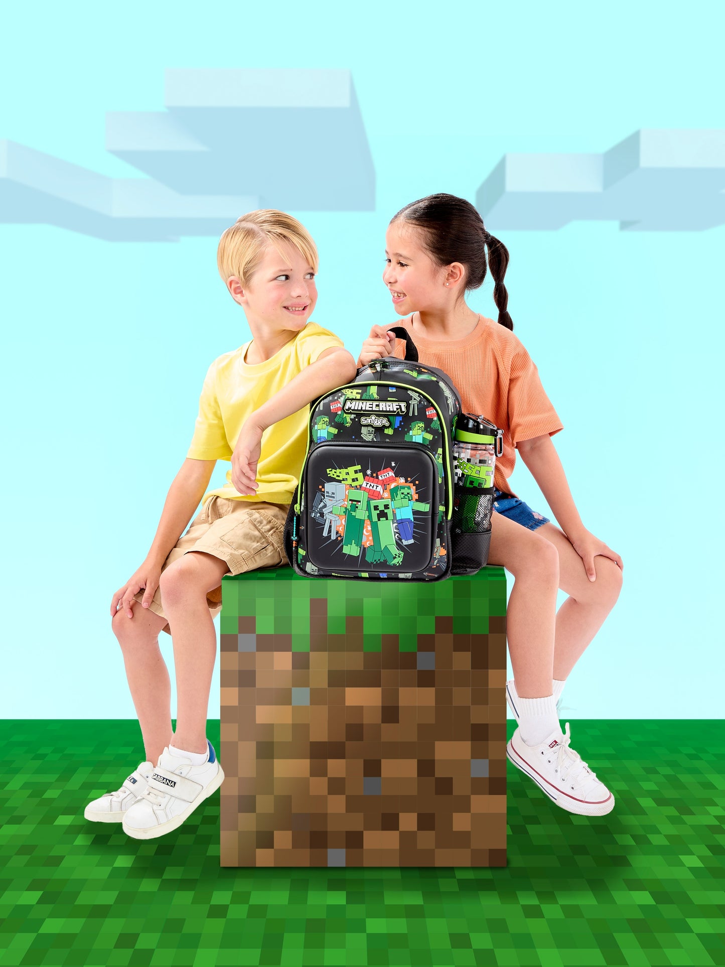 Smiggle Minecraft Junior Character Backpack (14 Inch)