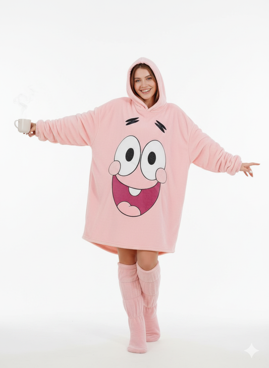 Patrick Star hoodie blanket