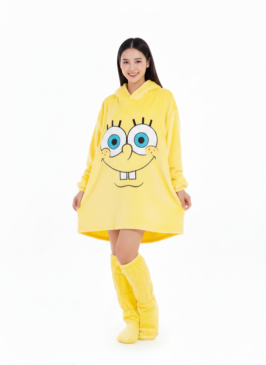 SpongeBob hoodie blanket