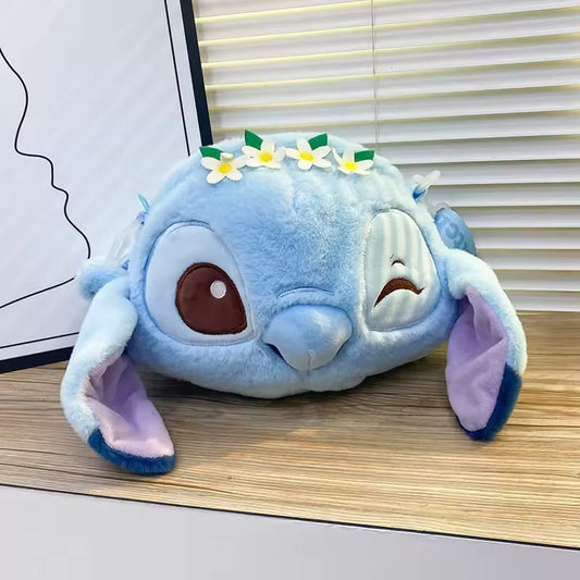 Stitch cyan bag