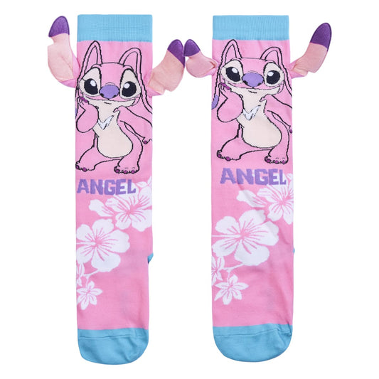 Pink Stitch Children Socks