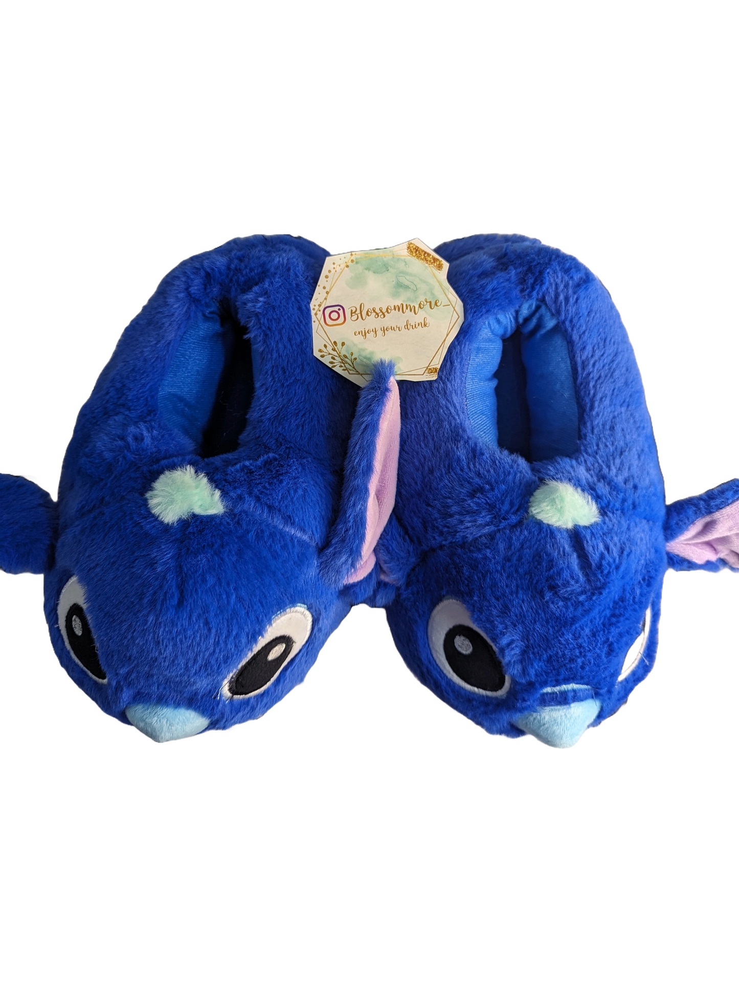 Blue Stitch Fluffy Pantoflle (Slippers)
