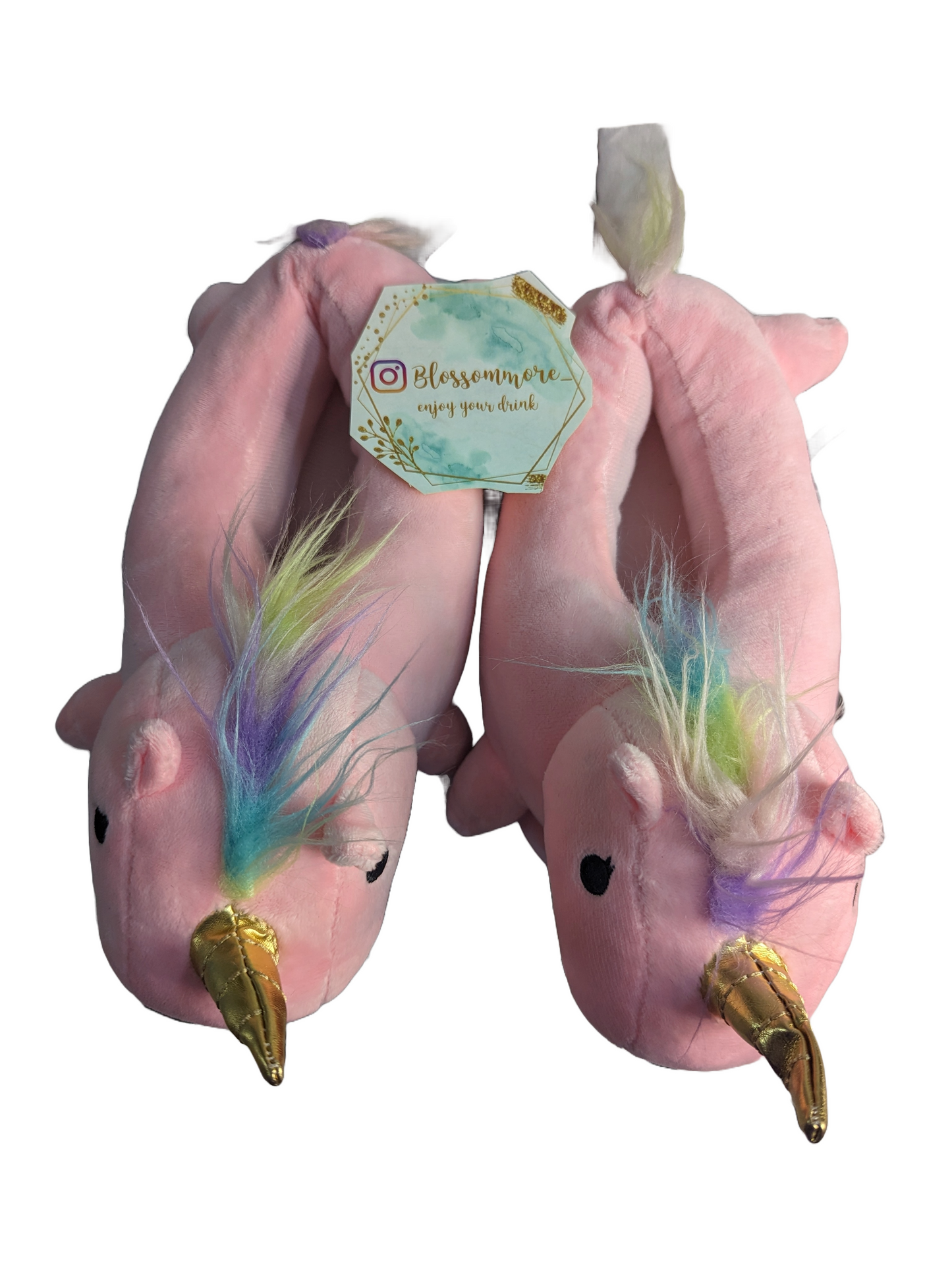 Unicorn Horse Pink Pantoflle (Slippers)
