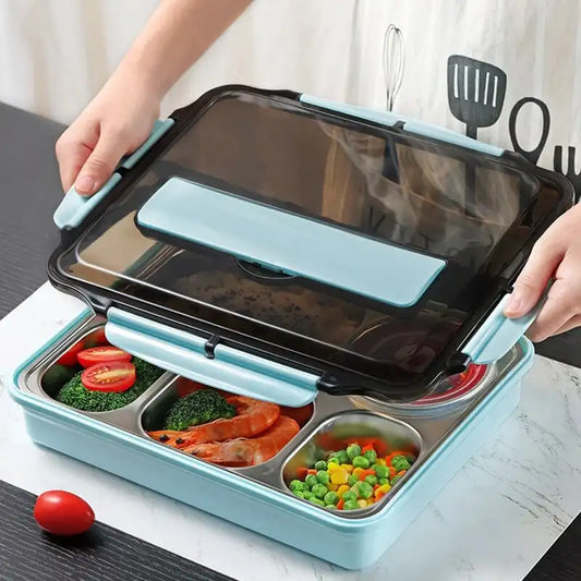 5 section stainless steel lunchbox