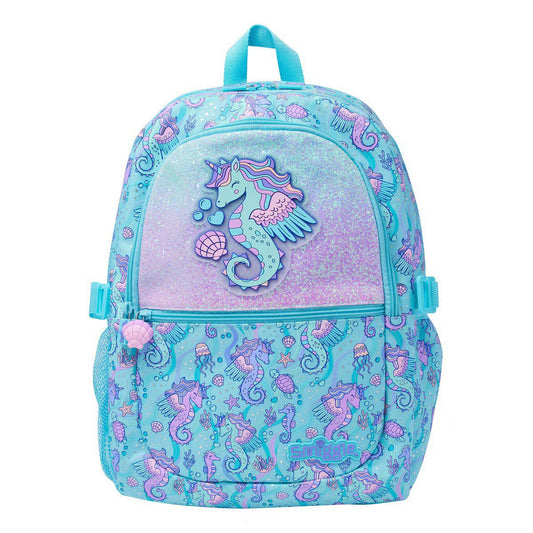 Seahorse unicorn Smiggle school bag (17 Inch)