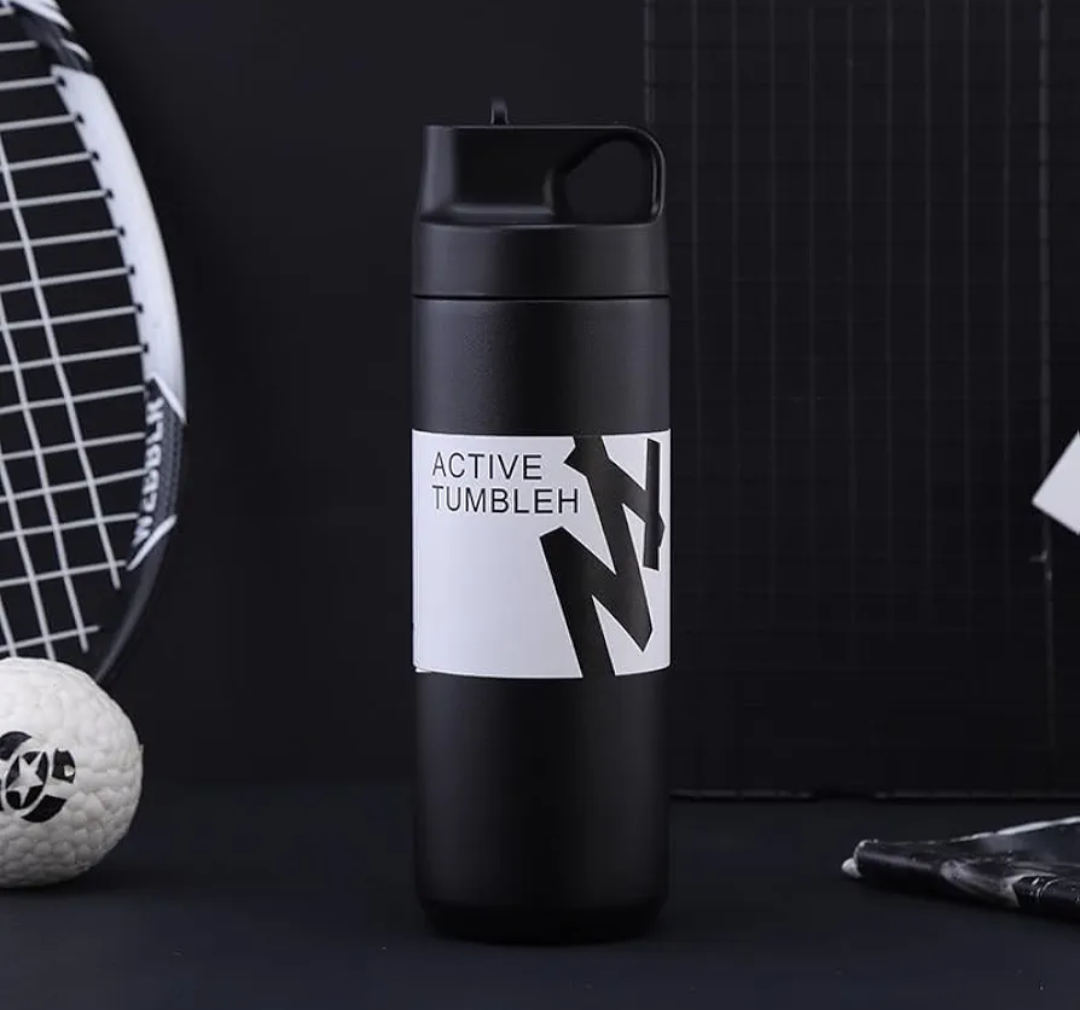 550ml Stainless straw bottle