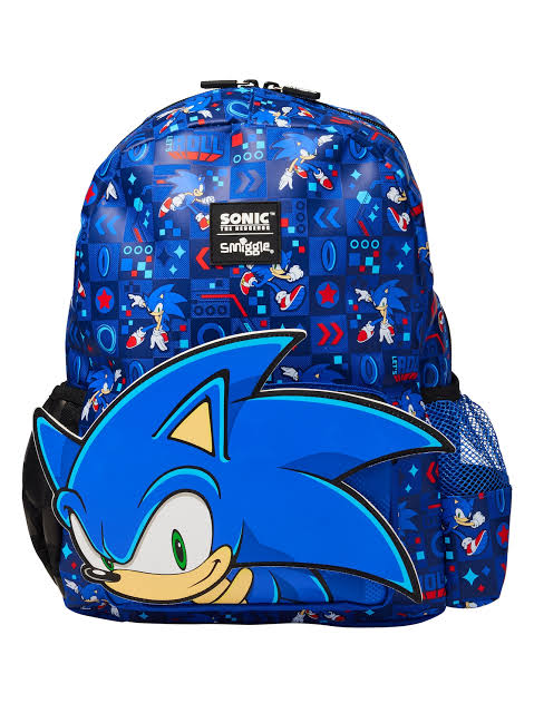 Sonic Smiggle school bag  14 inch