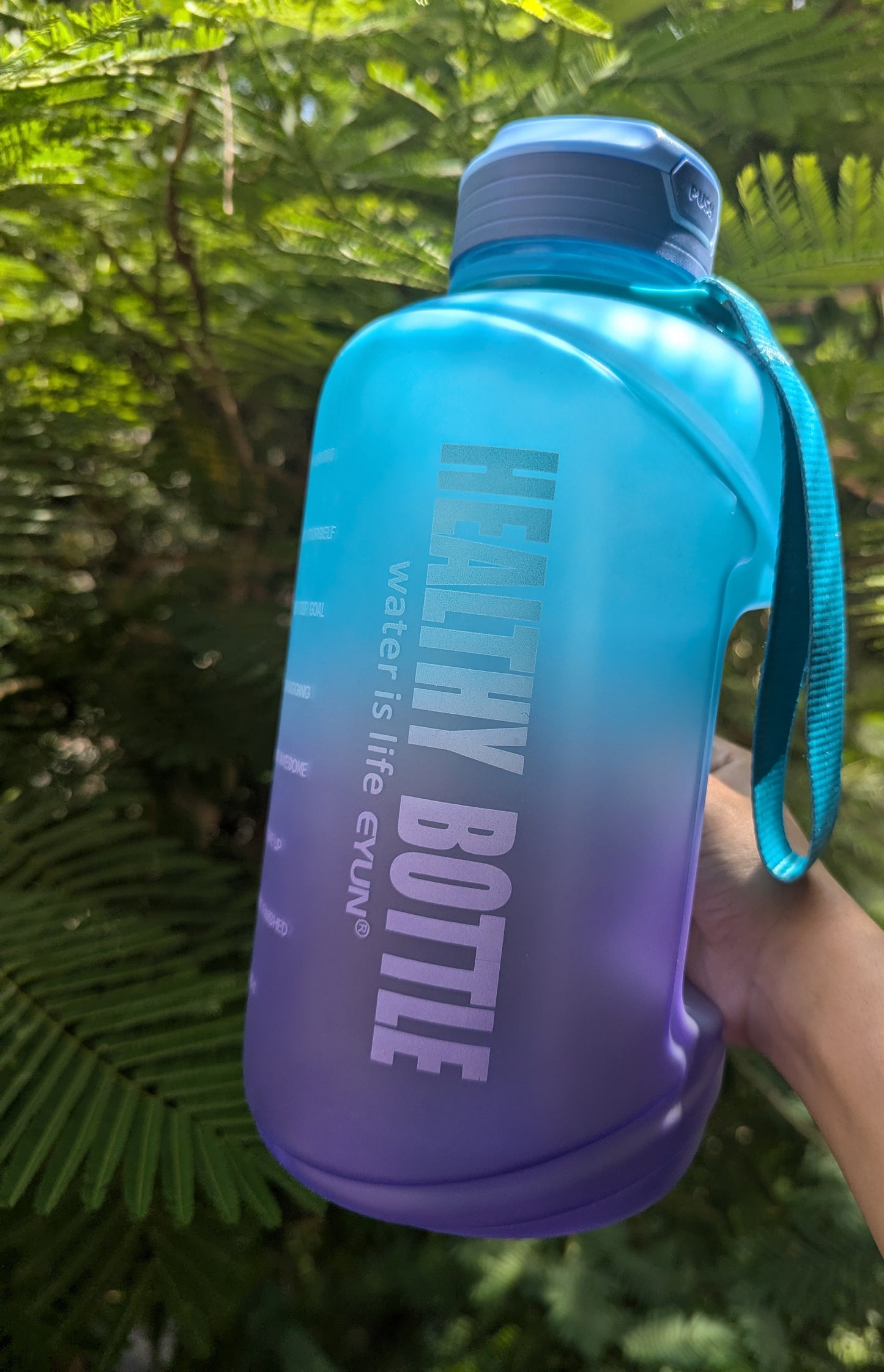 2.2 litre motivational bottle