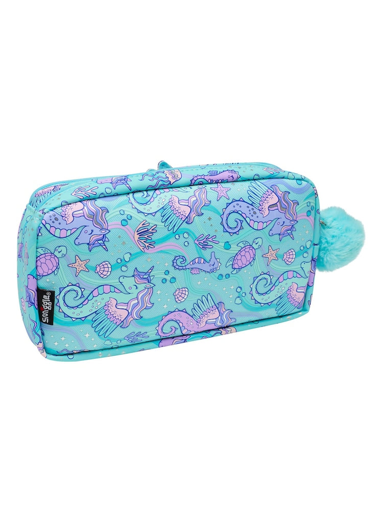 Seahorse Smiggle pencil case