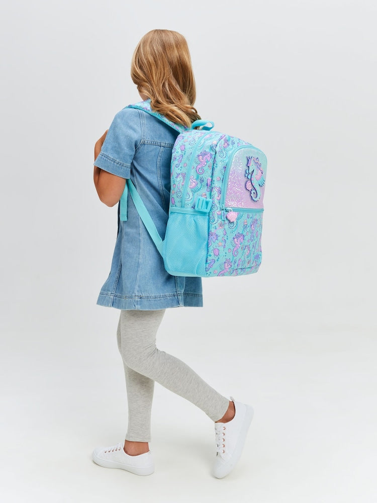 Seahorse unicorn Smiggle school bag (17 Inch)
