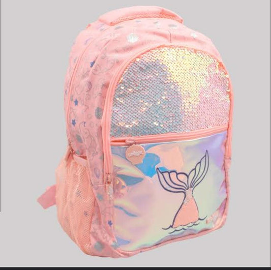 Mermaid smiggle school bag (17 inch)