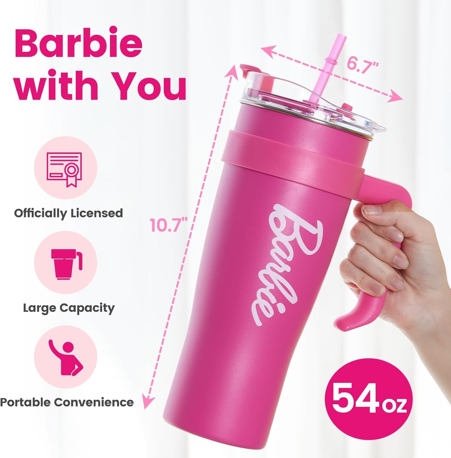 Barbie stainless steel cup