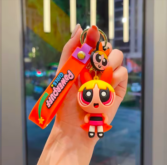 Powerpuff keychain