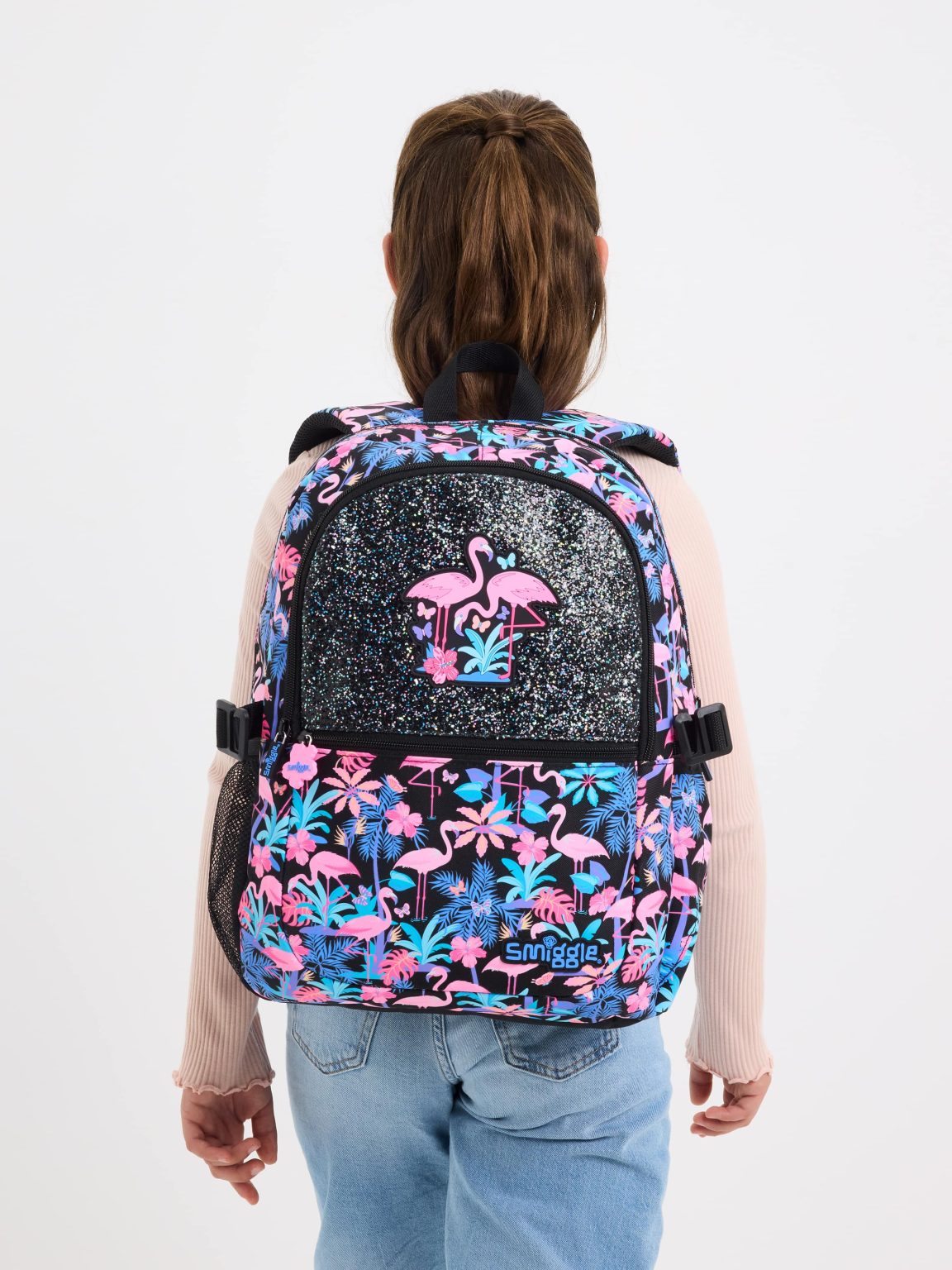 Flamingo Smiggle school bag (17 Inch)