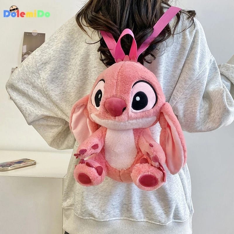 Pink stitch (angel) stitch doll backpack