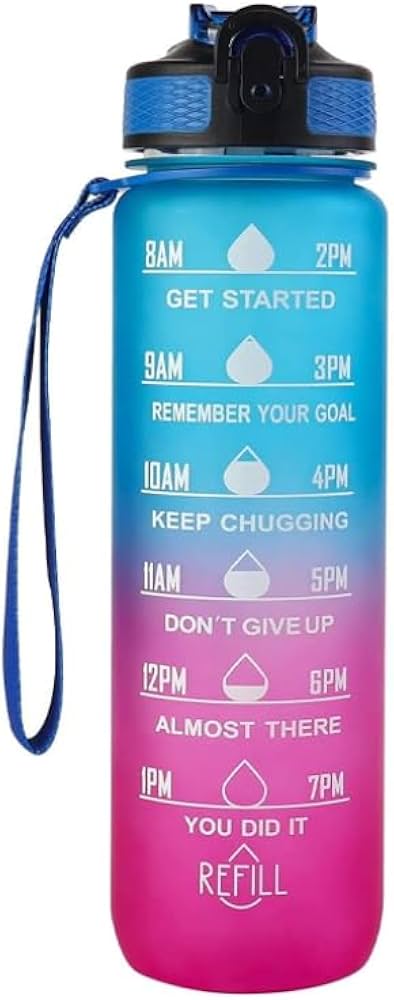 1 Litre motivational bottle