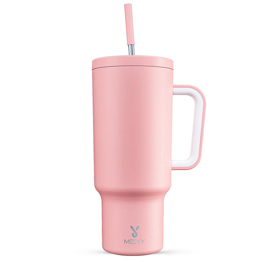 Meoky Light pink Tumbler With Straw (Original)