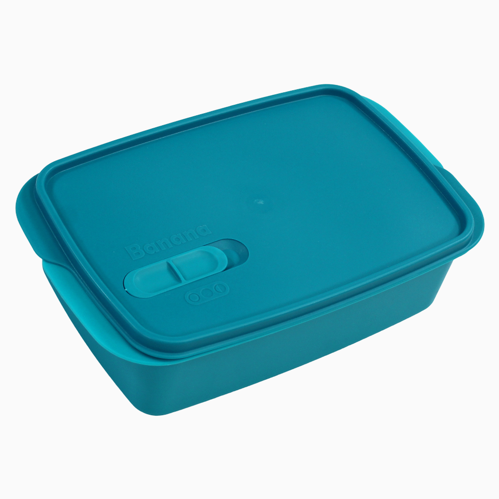 2 layer plastic 1.5 lunchbox