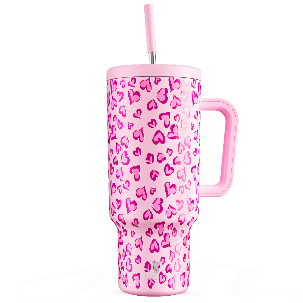 Meoky Sweet Love Tumbler With Straw Valentine Collection (Original)