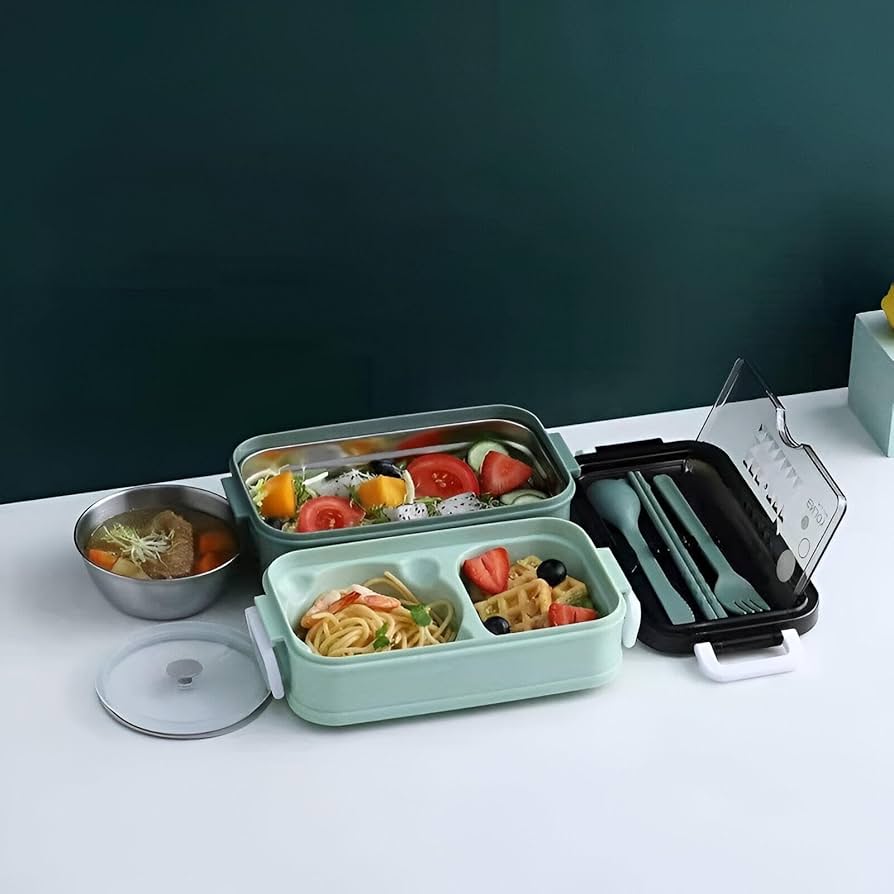 Stainless 2 layer Lunchbox