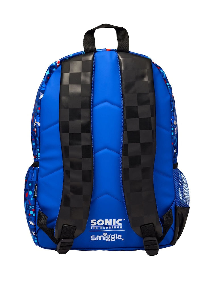 Sonic Smiggle school bag 17 inch bag