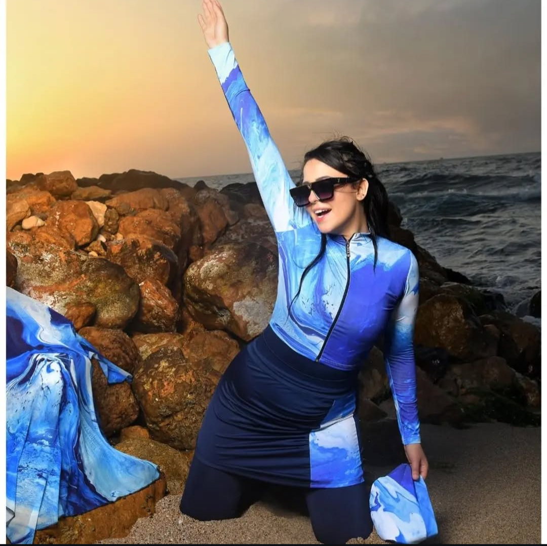 Blue navy burkini