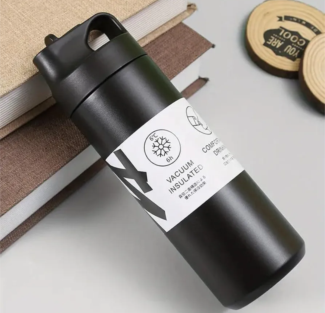 550ml Stainless straw bottle