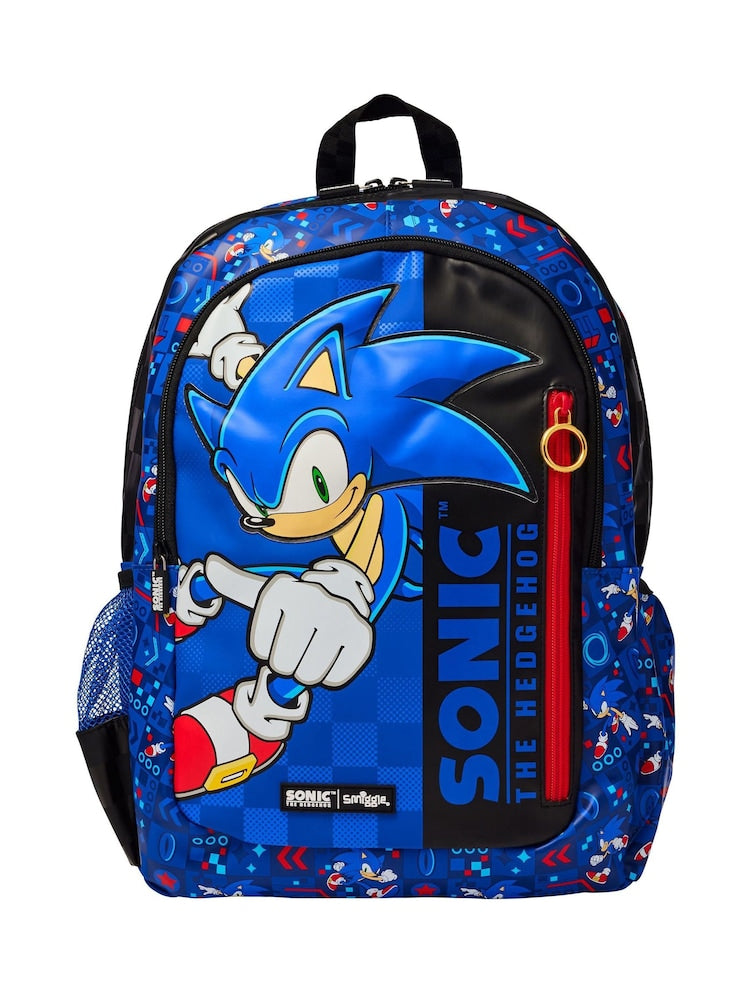Sonic Smiggle school bag 17 inch bag