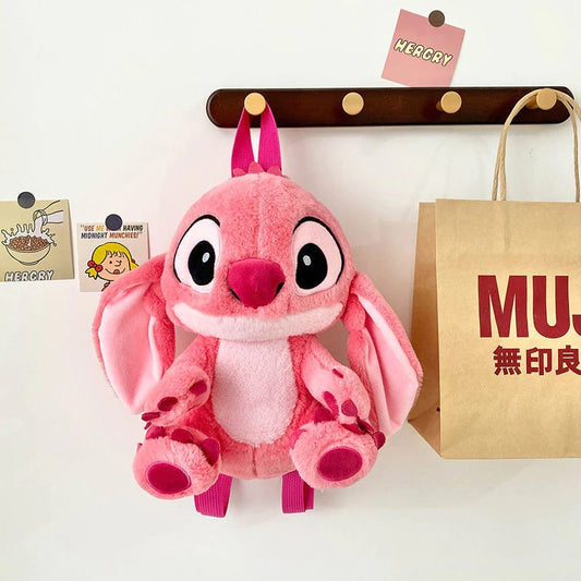 Pink stitch (angel) stitch doll backpack