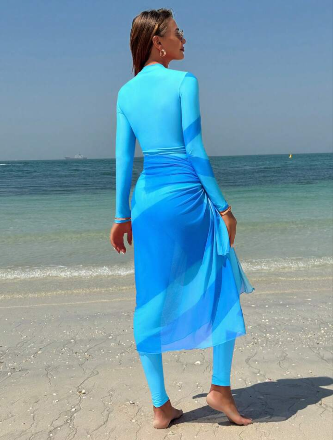 Baby blue Burkini