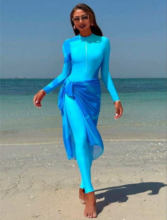 Baby blue Burkini